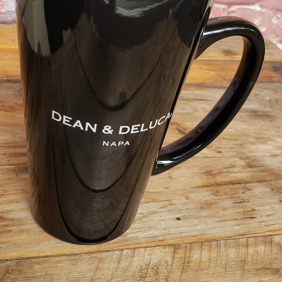 Dean & Deluca Napa Black Tall Coffee Mug 16 Ounce - Picture 5 of 5